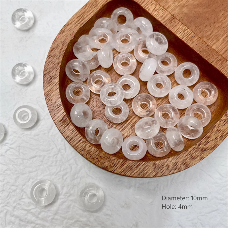 Nature Stone Crystal Rings Jump Ring