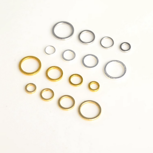 10pcs Brass Jump Ring (Closed Loop)