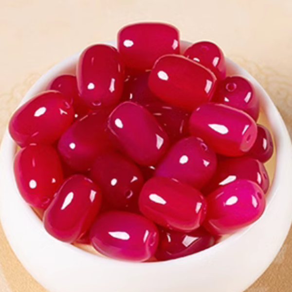 10pcs Agate Doliform Persimmon Beads