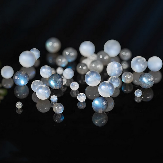 10pcs Moonstone Crystal Gemstone Beads