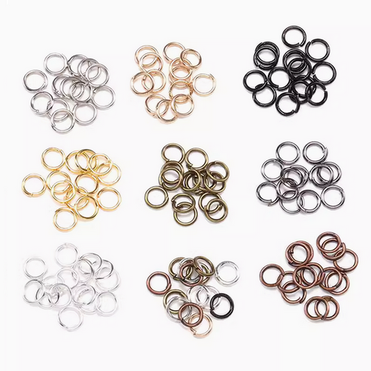 50pcs Brass Jump Ring (Open Loop)