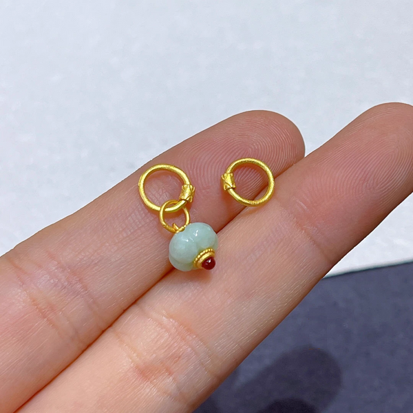 925 Sterling Silver Jump Ring (Openable), Gold Plated