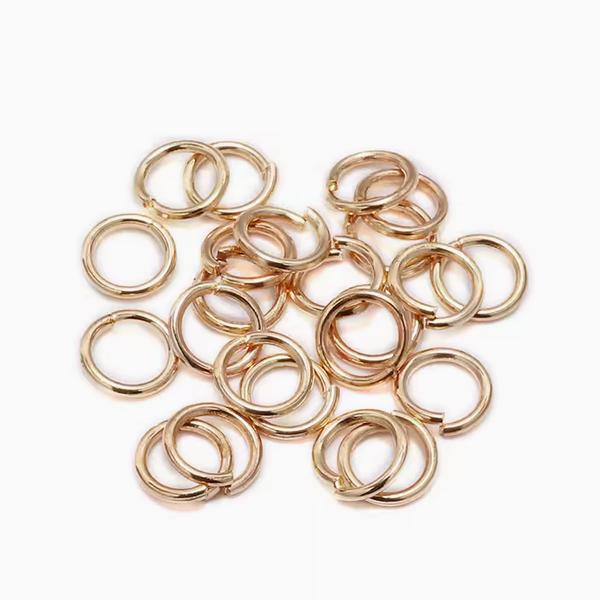 50pcs Brass Jump Ring (Open Loop)