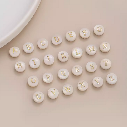 Shell Letter Words Beads Piece - PMSL-01