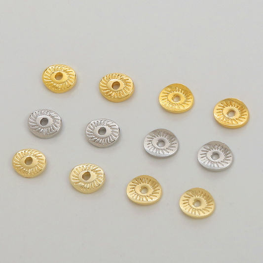 20pcs Brass Flat Spacer Piece