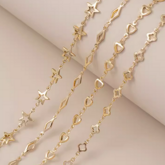 Brass Chain Necklace Charm Diy