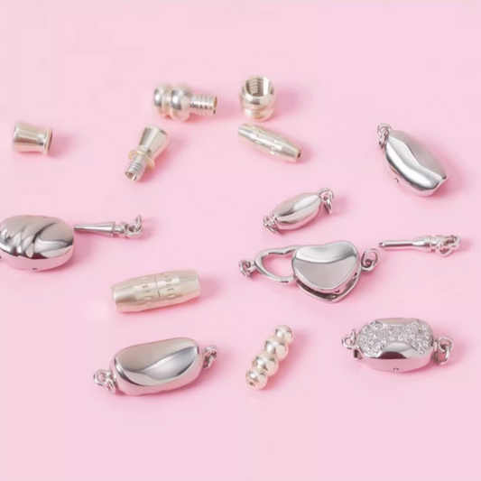 925 Sterling Silver Different Type Clasps For Necklace Bracelet Box Insert Swivel Screw Clasp