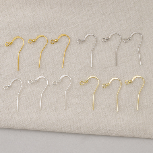 5 Pairs Brass Earring Hook