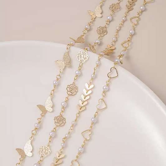 Brass Chain Necklace Charm Diy