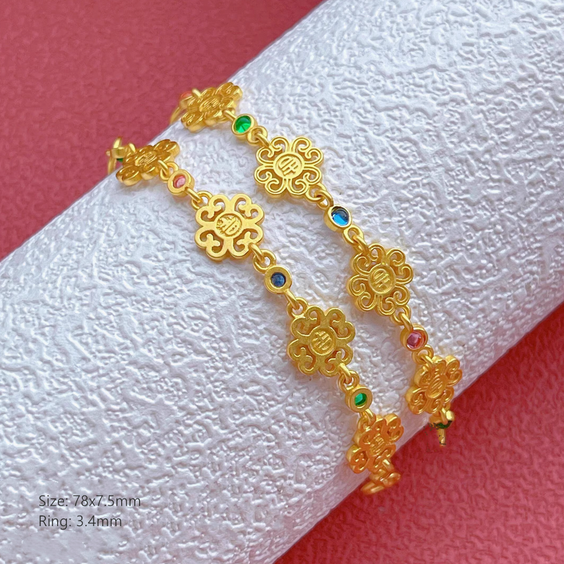 925 Silver Colorful Enameled Uncommon Extend Chains