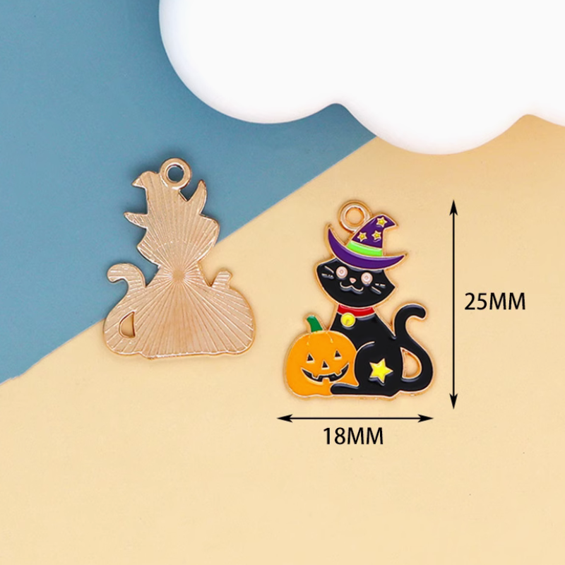 Halloween Theme Cute Dispensing Pendant Necklace Bracelet Charms