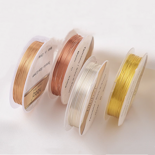 Brass Flexible Soft Wire Roll, Colors Plated