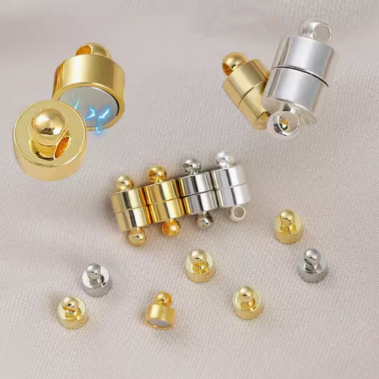 Brass Magnetic Clasp-Cylinder