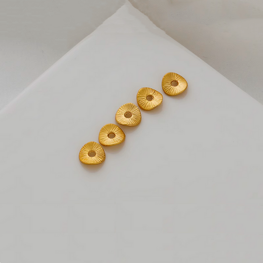 10pcs Alloy 8mm Thin Round Spacer Piece