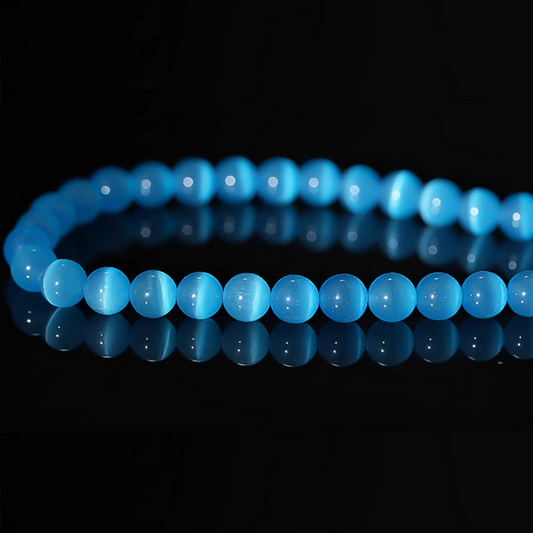 Opals Round Beads -Ocean Blue