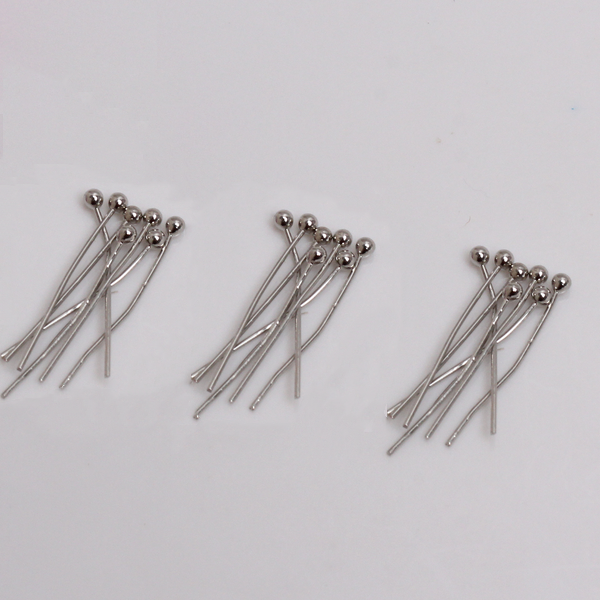 160pcs (20pc/8 size) Brass Flat /Ball /Eye Head Pins