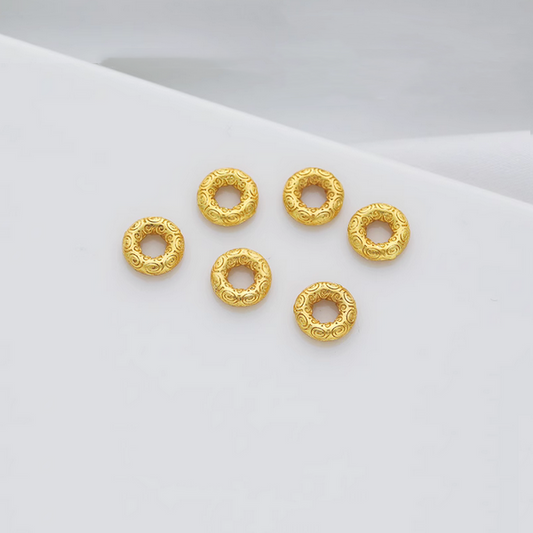 5pcs Brass Jump Ring (Closed Loop)