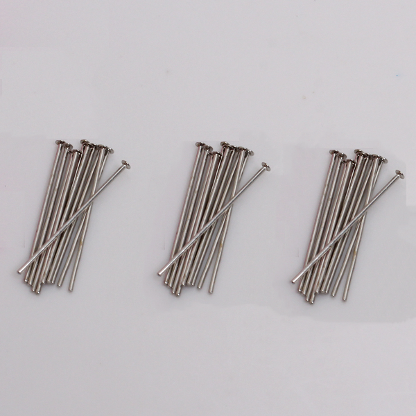 160pcs (20pc/8 size) Brass Flat /Ball /Eye Head Pins