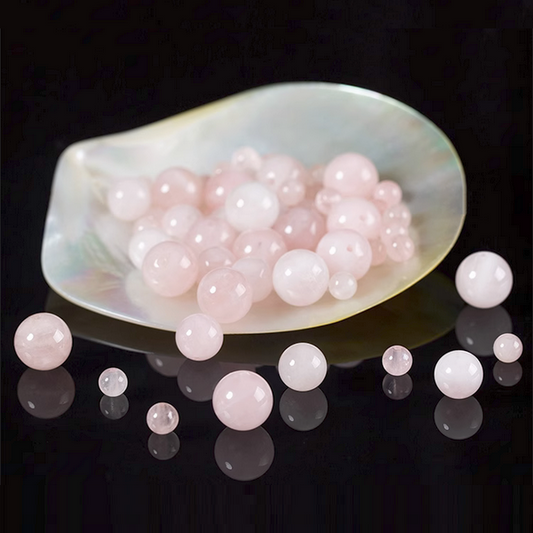 Nature Crystal Pink Crystal Beads Jewelry Handmake Stone