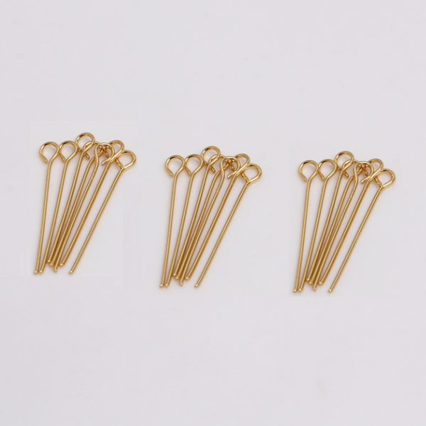 160pcs (20pc/8 size) Brass Flat /Ball /Eye Head Pins