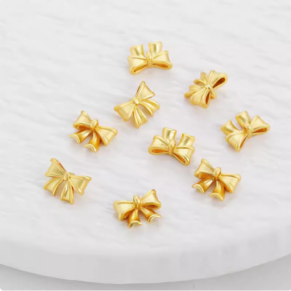 Alloy 18K / Silver Plated Bowknot Pendant Charms