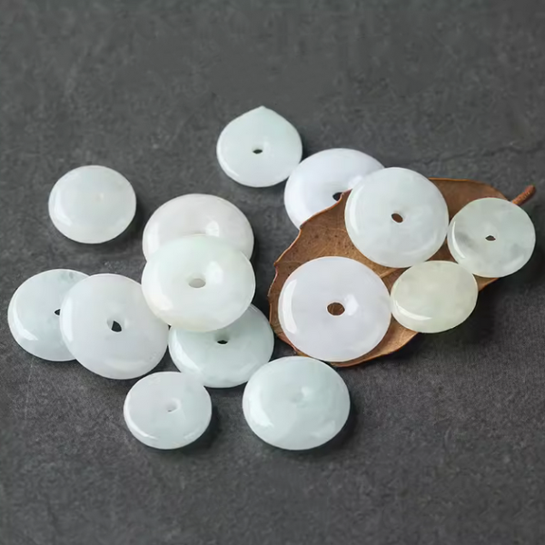 Jade Flat Round Beads
