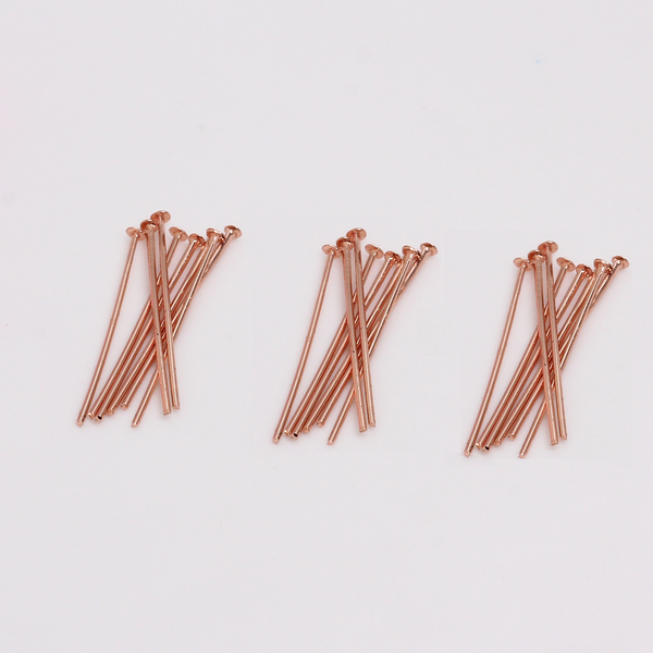 160pcs (20pc/8 size) Brass Flat /Ball /Eye Head Pins