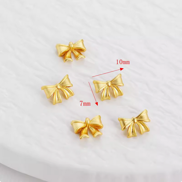 Alloy 18K / Silver Plated Bowknot Pendant Charms