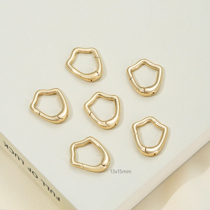 Brass Spring Clasp Jump Ring Jewelry Necklace Bracelet Ending Connector